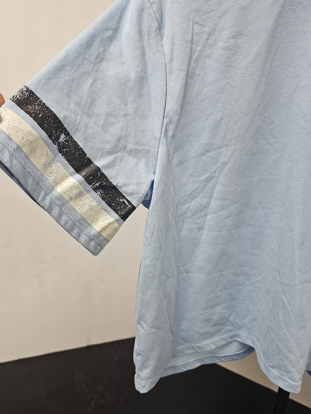 No Boundaries Light Blue Butterfly Number Graphic Tee & Shorts Set